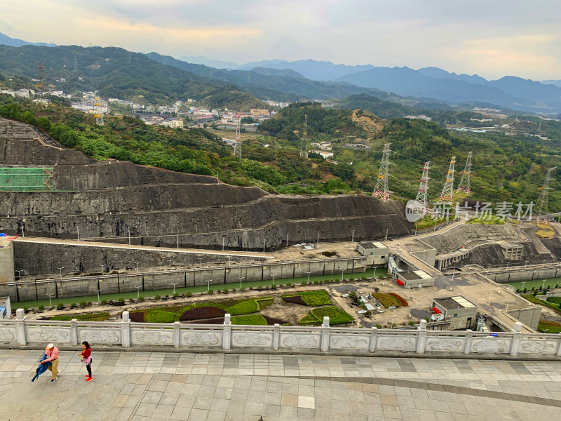 湖北宜昌三峡大坝风景区旅游风光