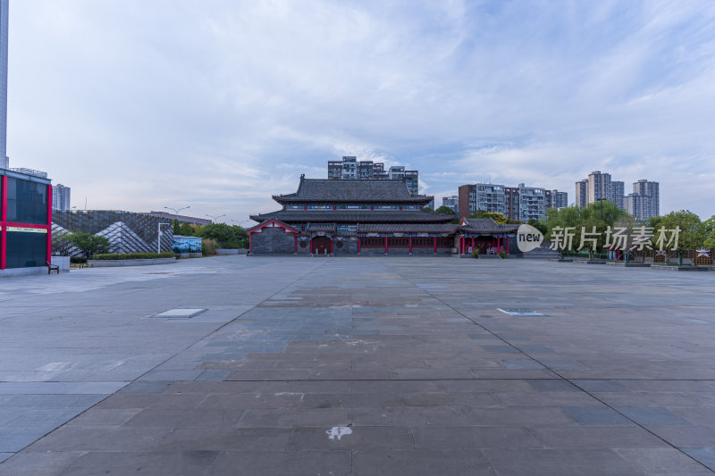 武汉江夏区谭鑫培公园风景