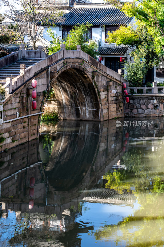 上海嘉定州桥老街法华塔景点景观