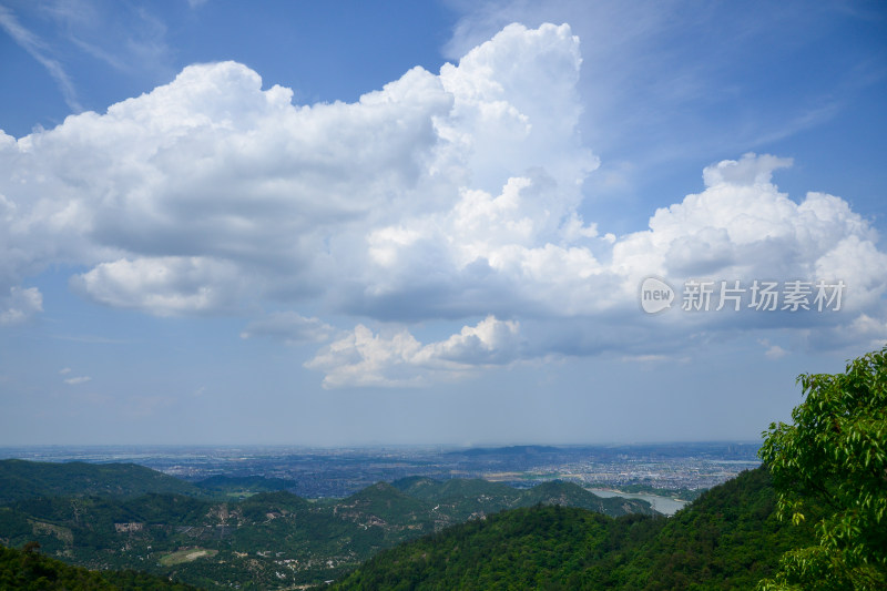 山中的风景