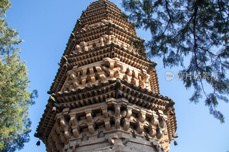 山西长治原起寺青龙塔