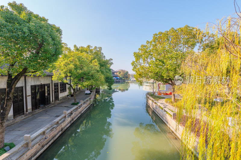 浙江嘉兴芦席汇历史街区滨水景观