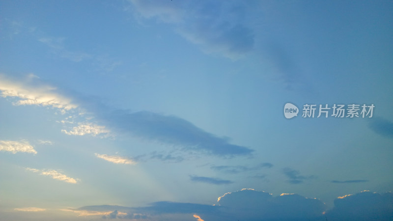 蓝天白云天空风景