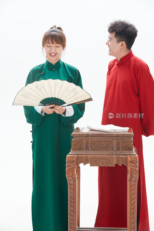 中国传统曲艺对口相声表演艺术形象