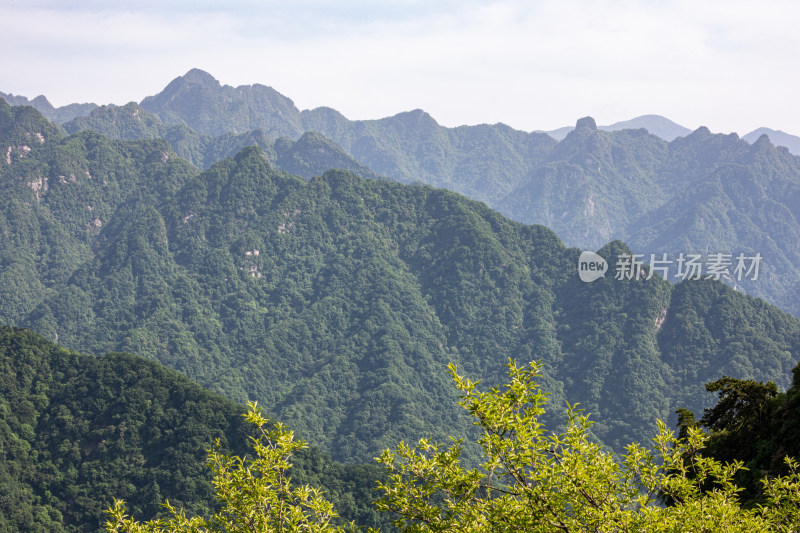 西安秦岭终南山南五台自然风光景点景观