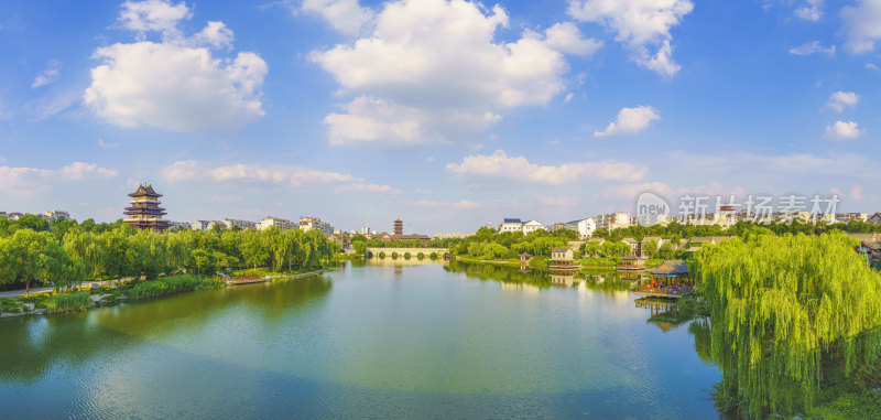 青州南阳河景区表海楼风景