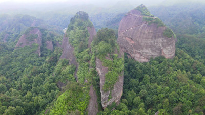 湖南通道万佛山航拍