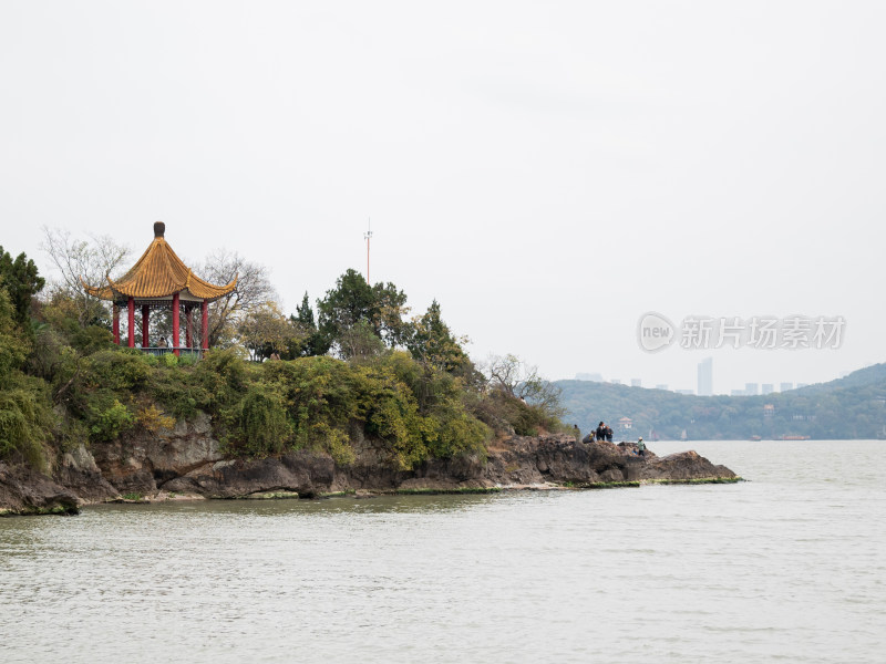 无锡鼋头渚太湖仙岛建筑