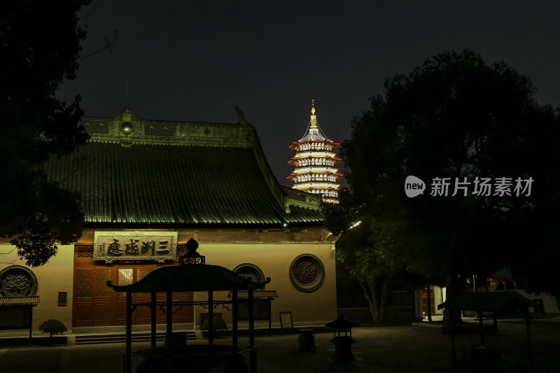 杭州西湖净慈寺建筑风景