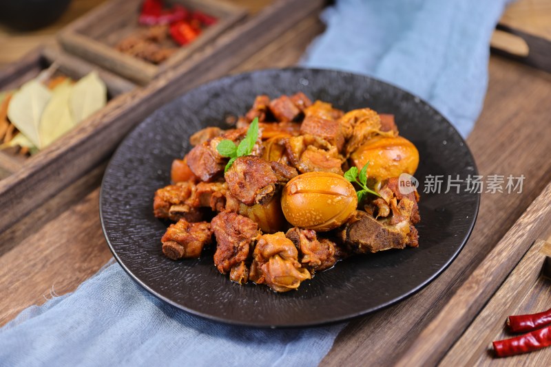 中国菜：鸡蛋烧肉