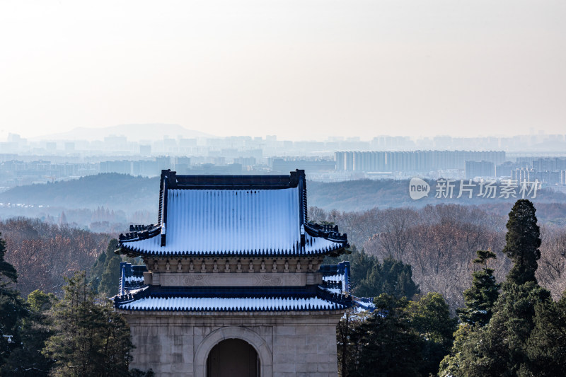 南京钟山风景区中山陵景点景观