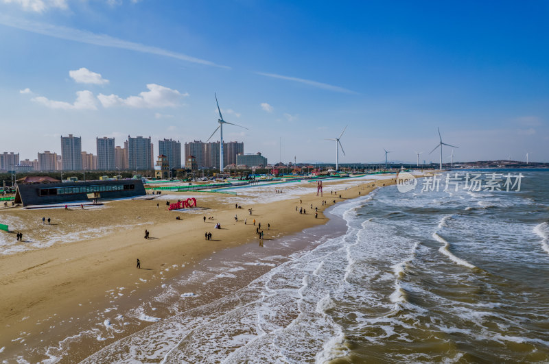 威海那香海海滩风光