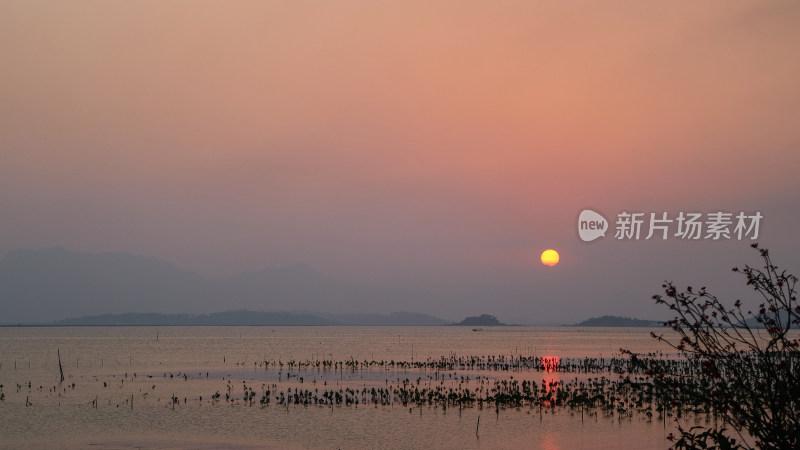 海边日落黄昏