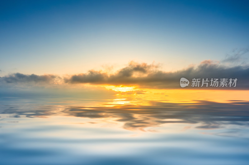 青海湖日出日落夕阳火烧云景观设计