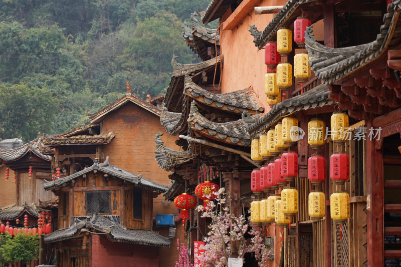 云南普者黑风景区，仙人洞村