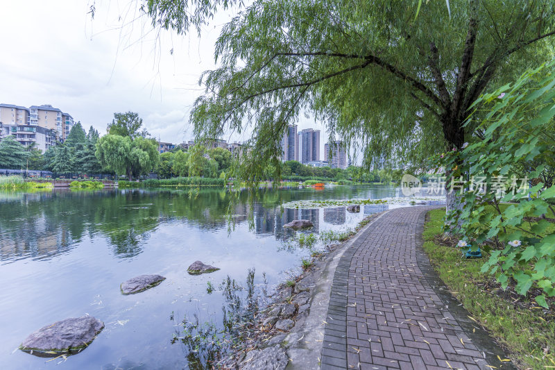 武汉武昌区紫阳公园风景