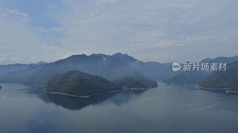 浙江杭州千岛湖航拍