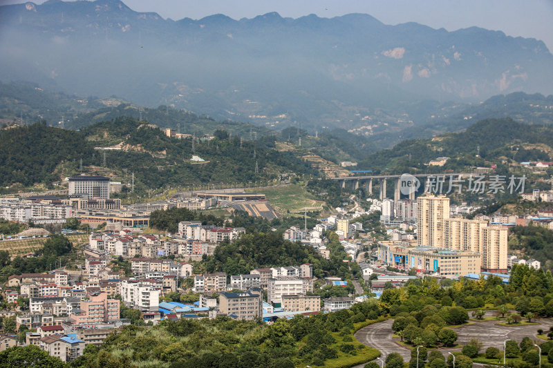 美丽乡村湖北秭归三斗坪镇中堡村田园风景