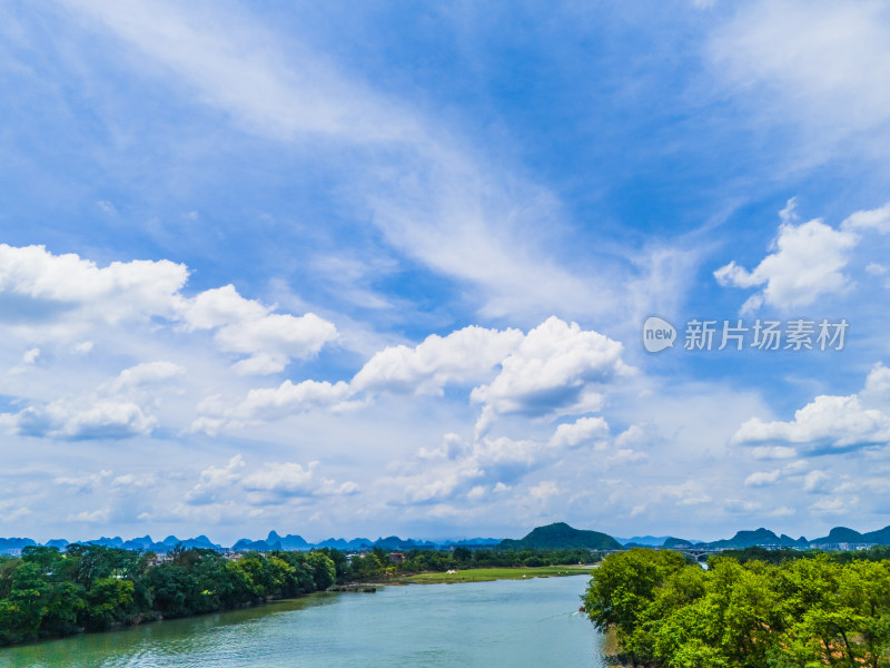 桂林夏季漓江风景区