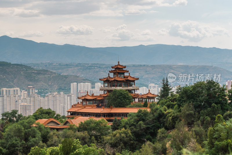 甘肃兰州碑林远景