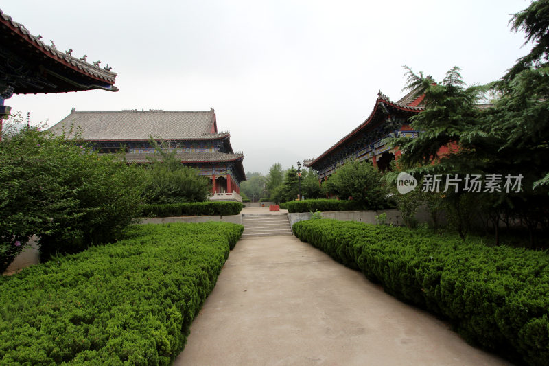 山东著名旅游景点醴泉寺建筑风格