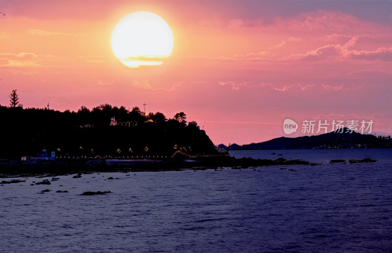 海边日落风景