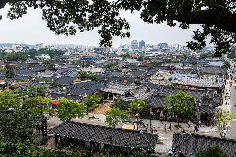 韩国全州韩屋村