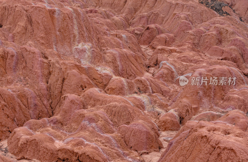 甘肃张掖七彩丹霞旅游景区多彩地质自然风光