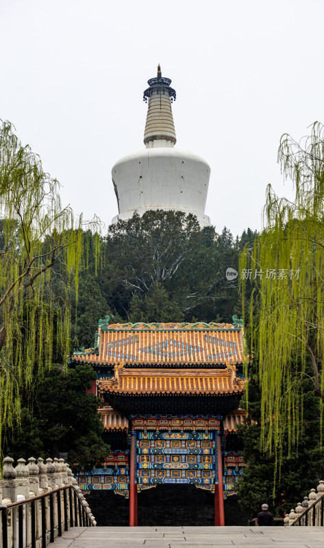 北京颐和园四大部洲景点景观