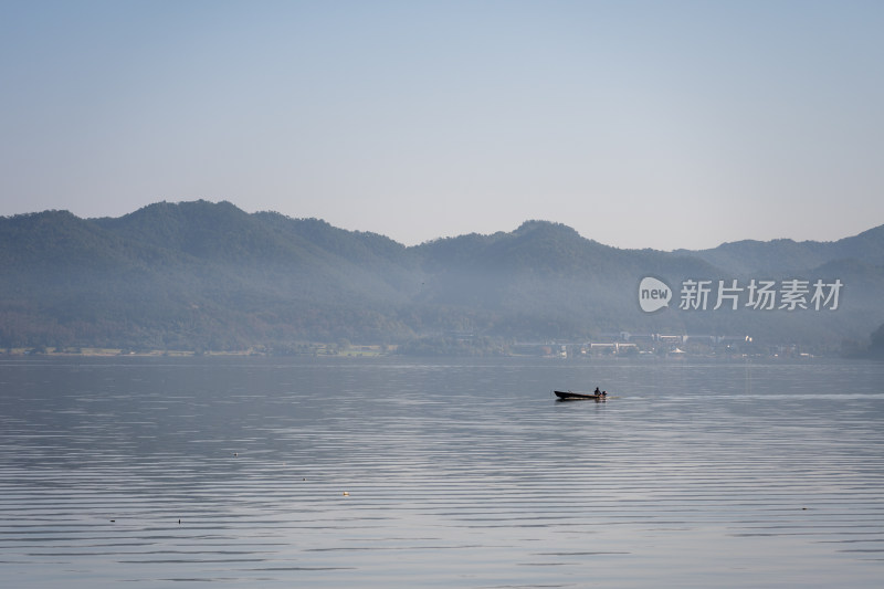 浙江宁波东钱湖景区风光