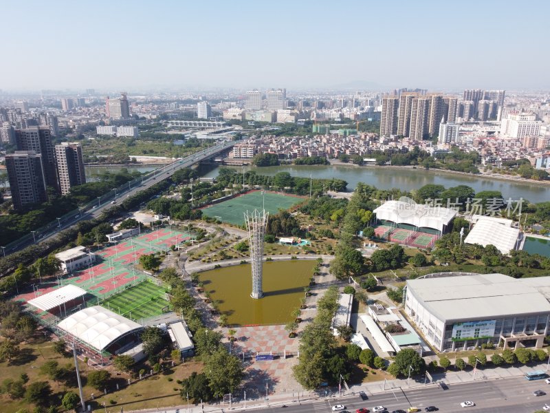 广东东莞：万江街道城市风光