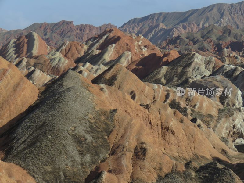 甘肃张掖七彩丹霞风景区旅游风光