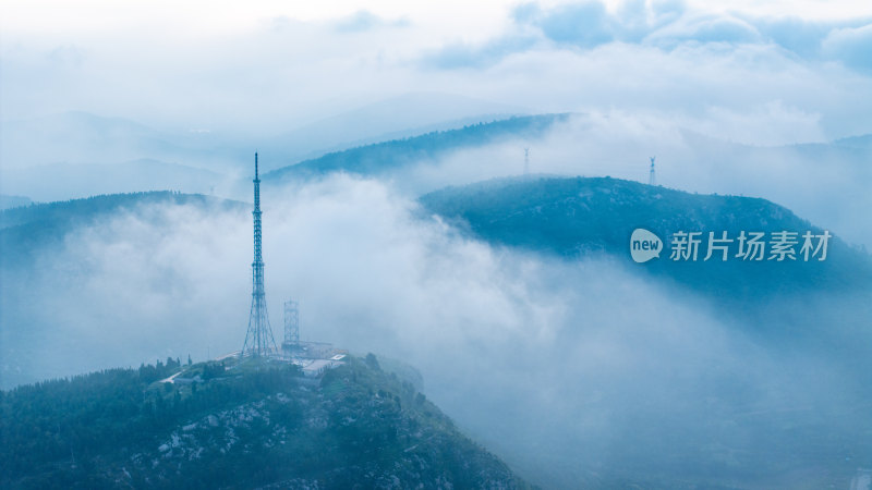 层峦叠嶂的山东枣庄石榴园景区