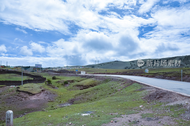 川藏公路318国道西藏地区沿路户外风光