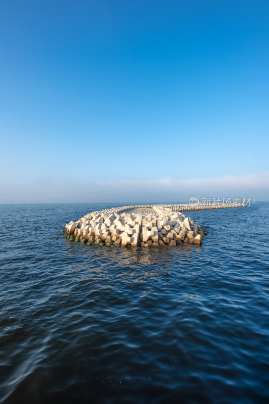 夏天大连星海湾自然风光