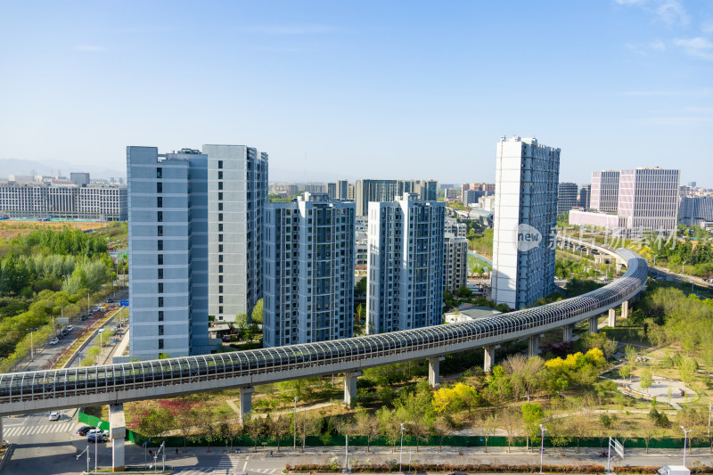 高层住宅小区房地产楼房城市现代建筑群