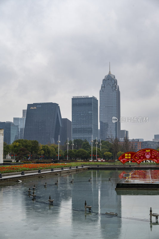 浙江省宁波市城市风光