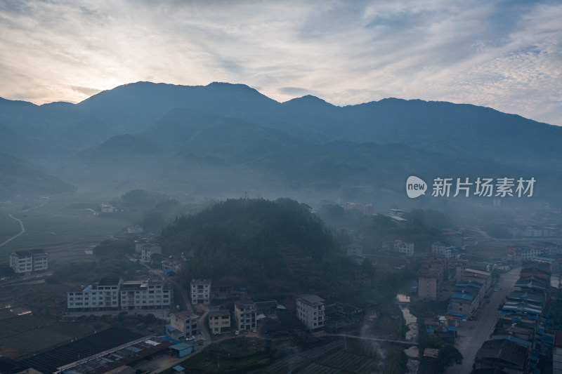 航拍福建乡村风景