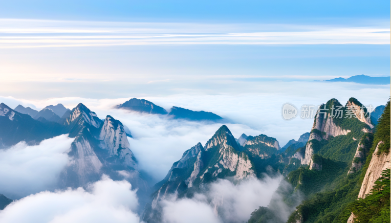 华山云海美景