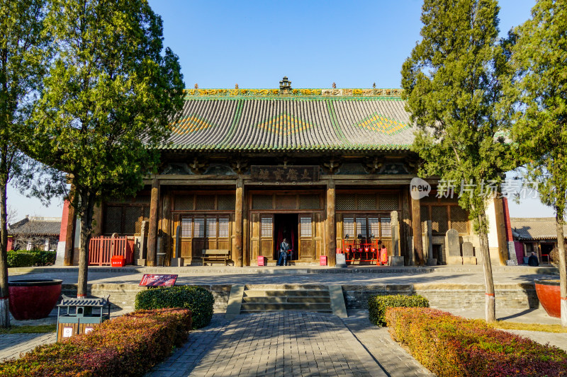 山西晋中市平遥县彩塑艺术馆双林寺