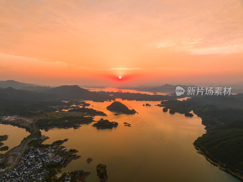 千岛湖日出风光