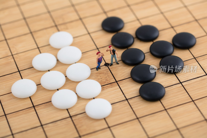 微缩创意棋逢对手