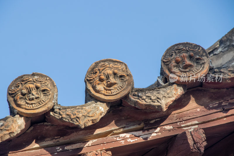 山西长治原起寺屋顶瓦当