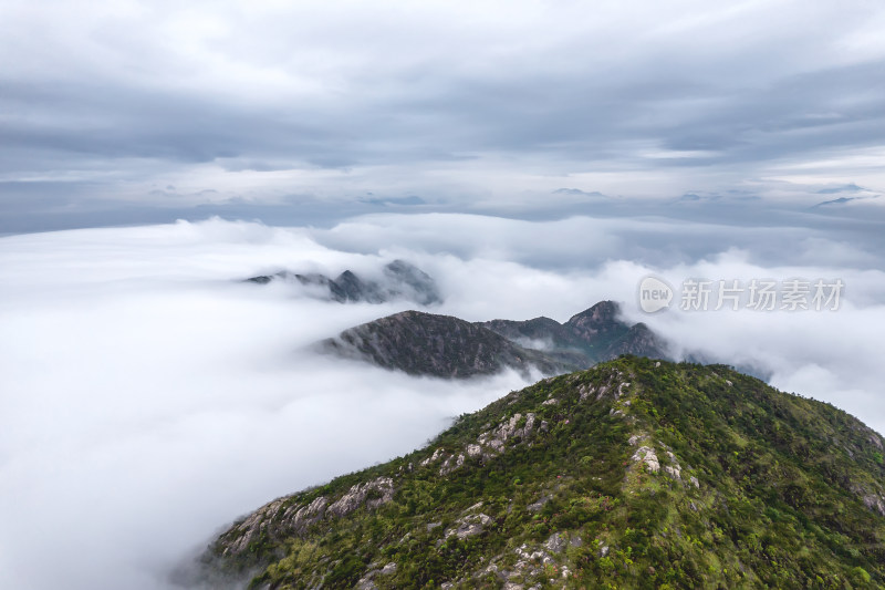 浙江温州高山云海风光