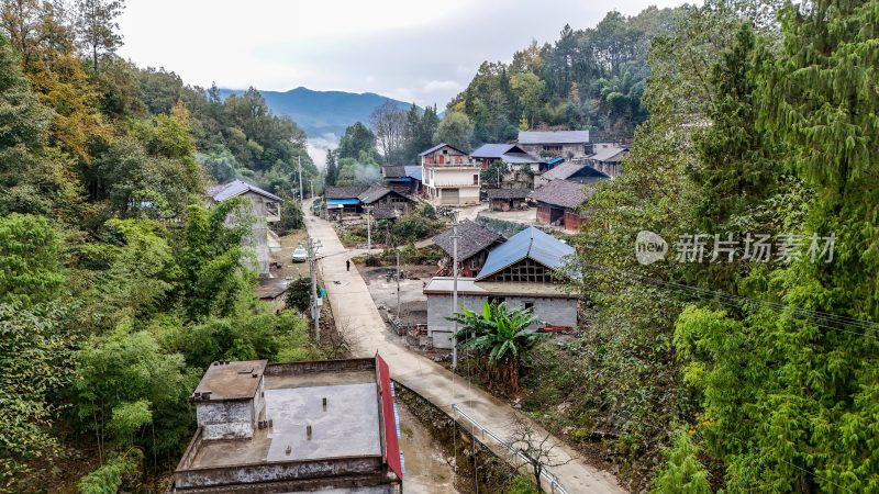 重庆酉阳：白果树边的美景