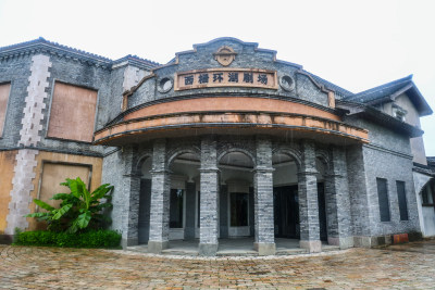 乌镇西栅环湖剧场空镜