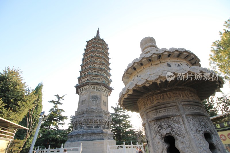 河北正定临济寺澄灵塔