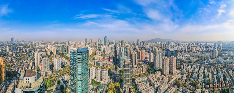 航拍江苏南京大景南京全景