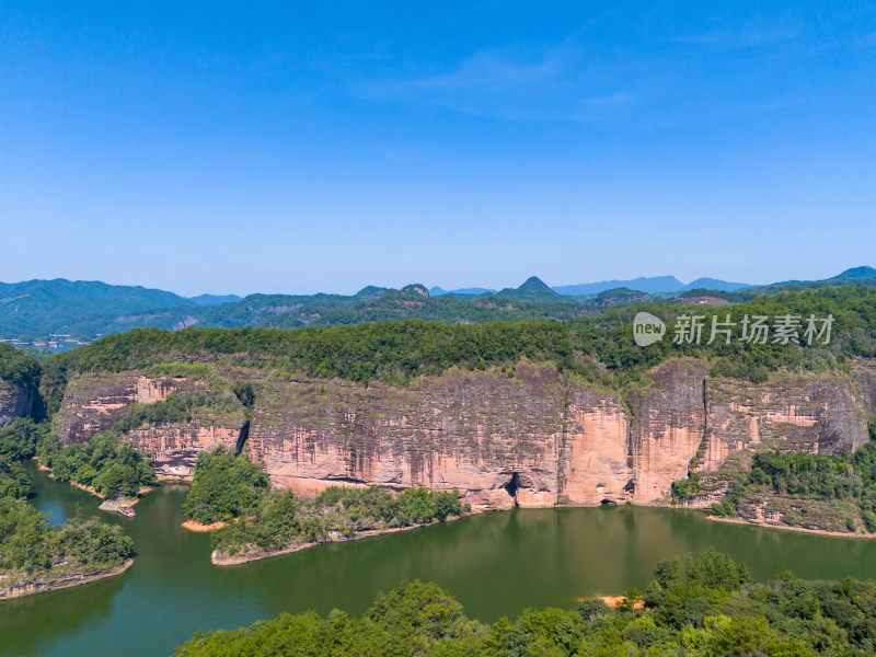 泰宁大金湖景区航拍图