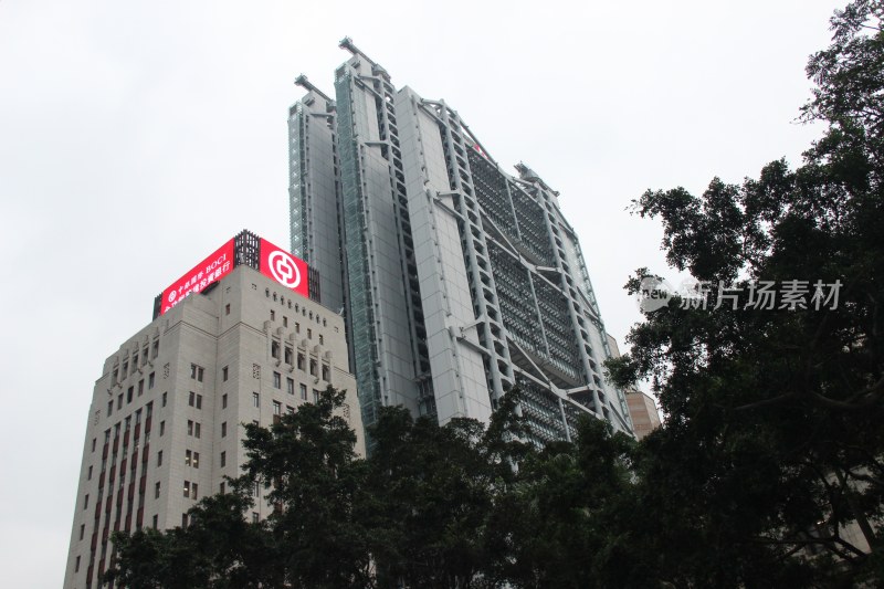 中国香港：中环城市风光